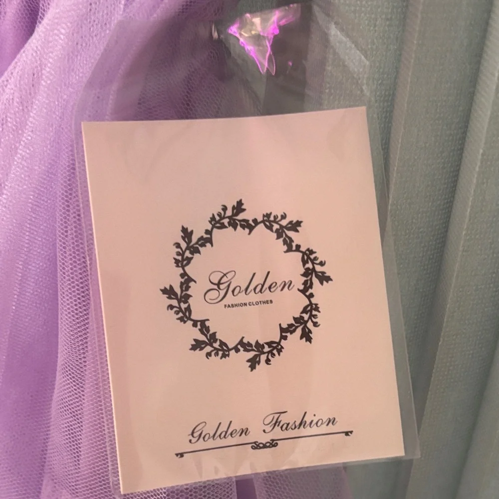 Purple tulle skirt - Picture 3 of 3